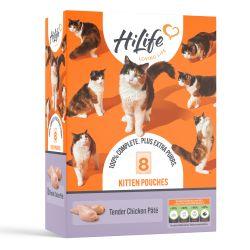 Hi Life Pouches Kitten Tender Chicken Pate 8pk, 70g