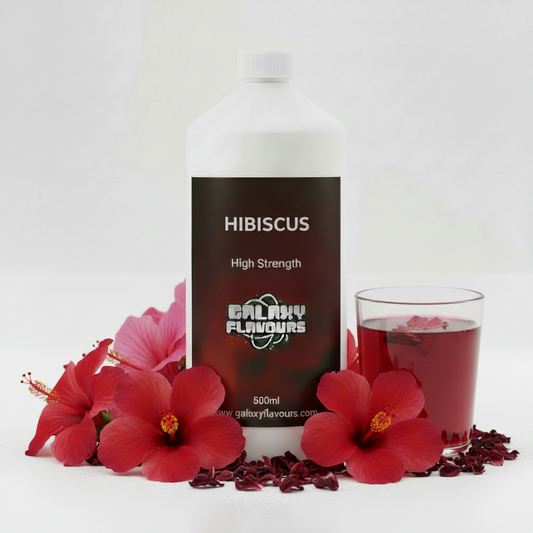 Hibiscus Food Flavouring - Professional High Strength - 500ml