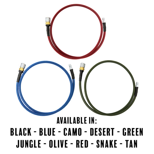 High Pressure Airsoft Custom HPA line (36" - 10 Colours)