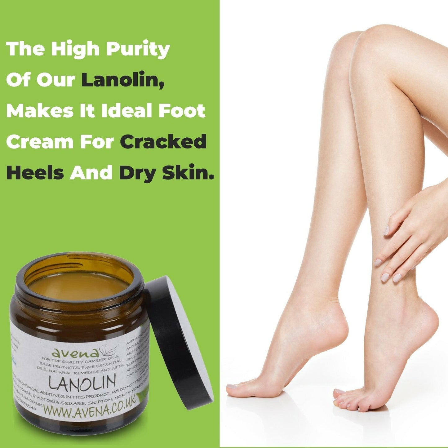 Pure Anhydrous Lanolin (100% Medical Grade) | Natural Nipple Cream & Dry Skin Balm - UK Made