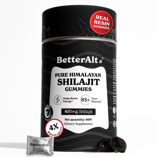 Pure Himalayan Shilajit Gummies – 60 Count | 75%+ Fulvic Acid | Energy & Immune Support | Tamarind Flavor