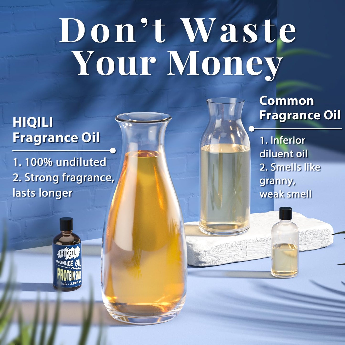 HIQILI Protein Shake Fragrance Oil 100ml – Long-Lasting Scent for Diffuser, Soap & Body Care