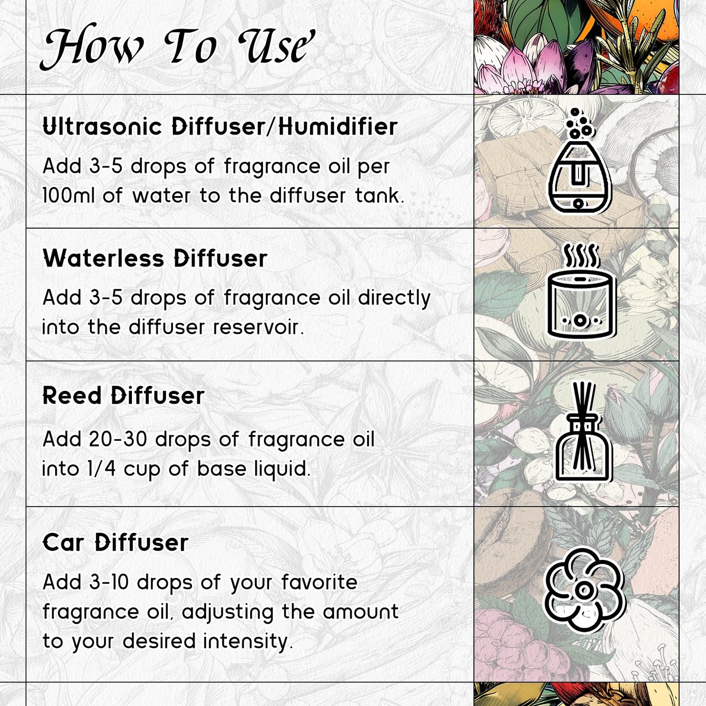 HIQILI Sandalwood Cipher Diffuser Oil – Long-Lasting Scent for Diffusers, Cars & Home