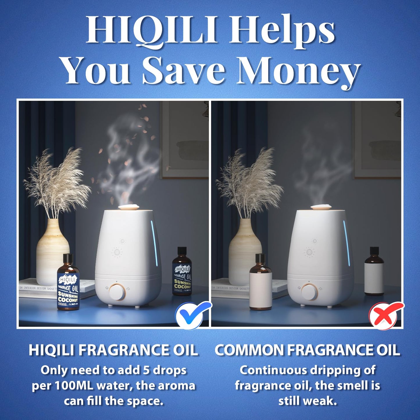 HIQILI Sunshine Coconut Fragrance Oil 100ml – Diffuser, Car Freshies, Candles & Soap