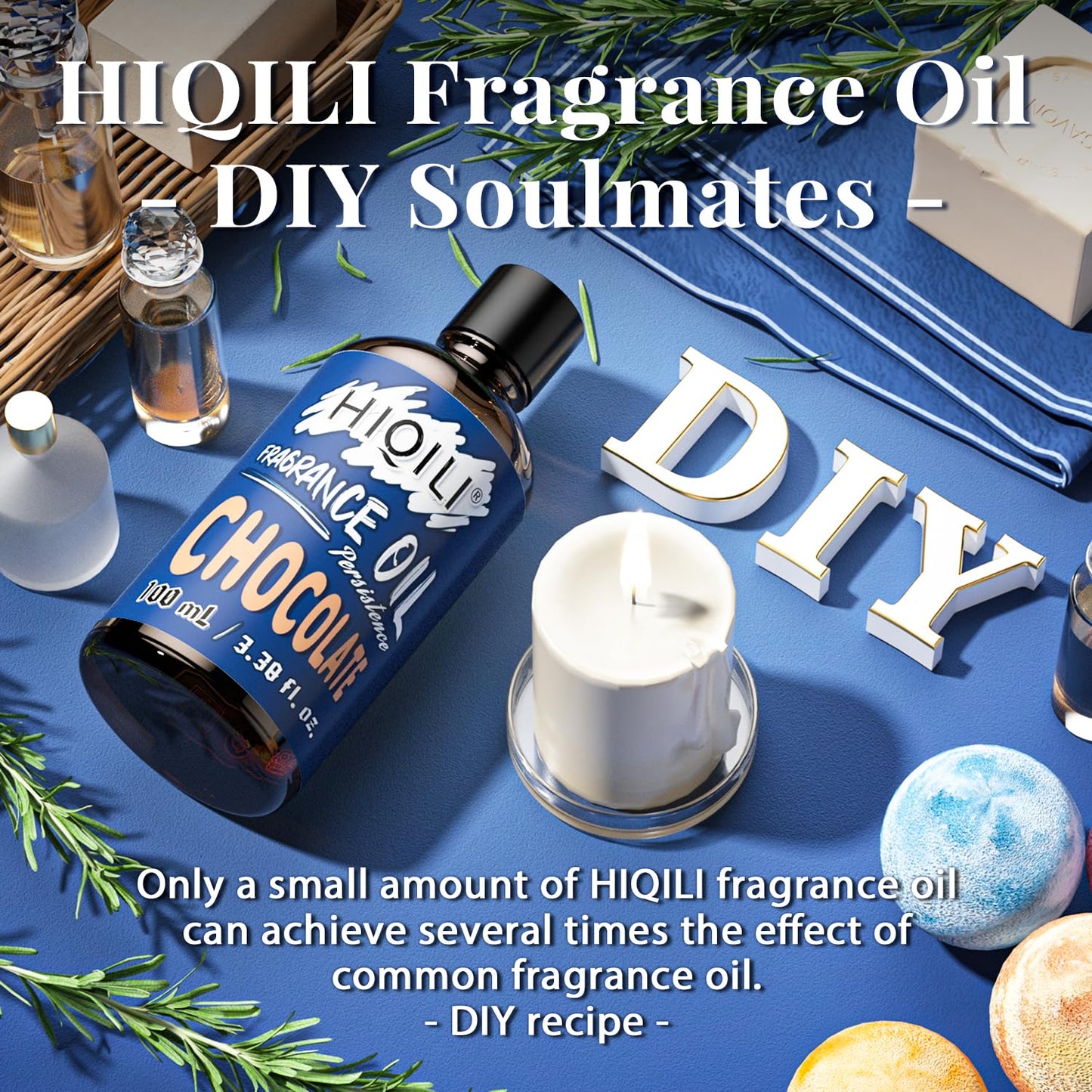 HIQILI Yogurt Fragrance Oil - Gourmand Scents for Diffusers, Candles & Soaps | 3.38 Fl Oz
