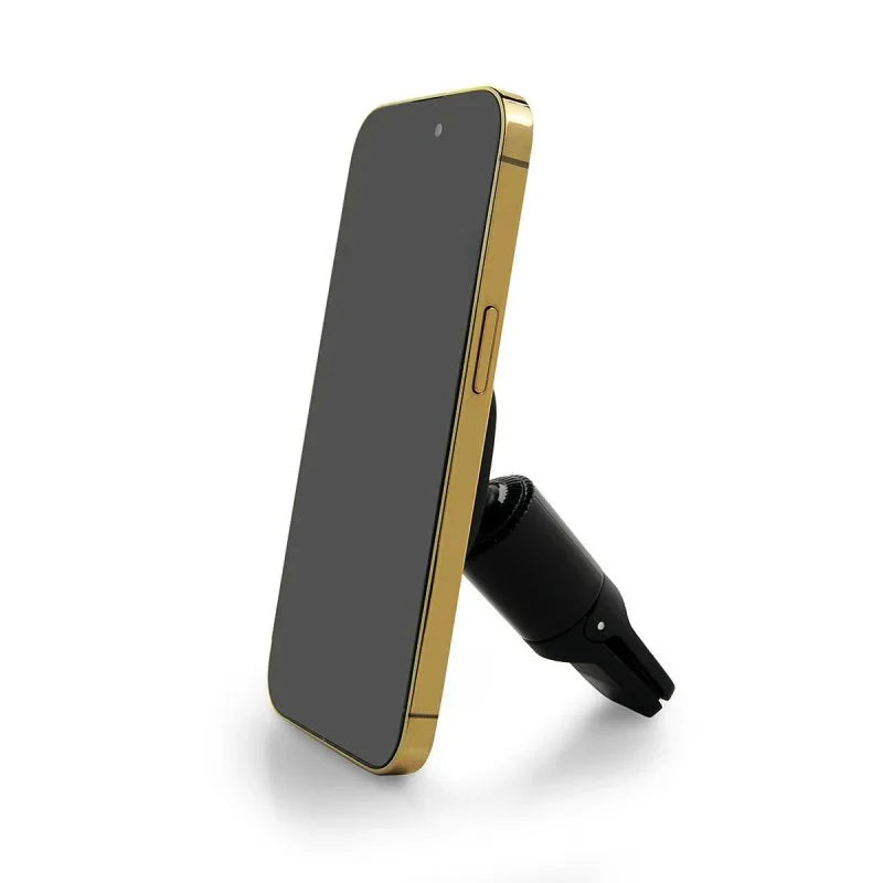 Magnetic Air-Vent Phone Mount – 360° Rotating Car Vent Holder