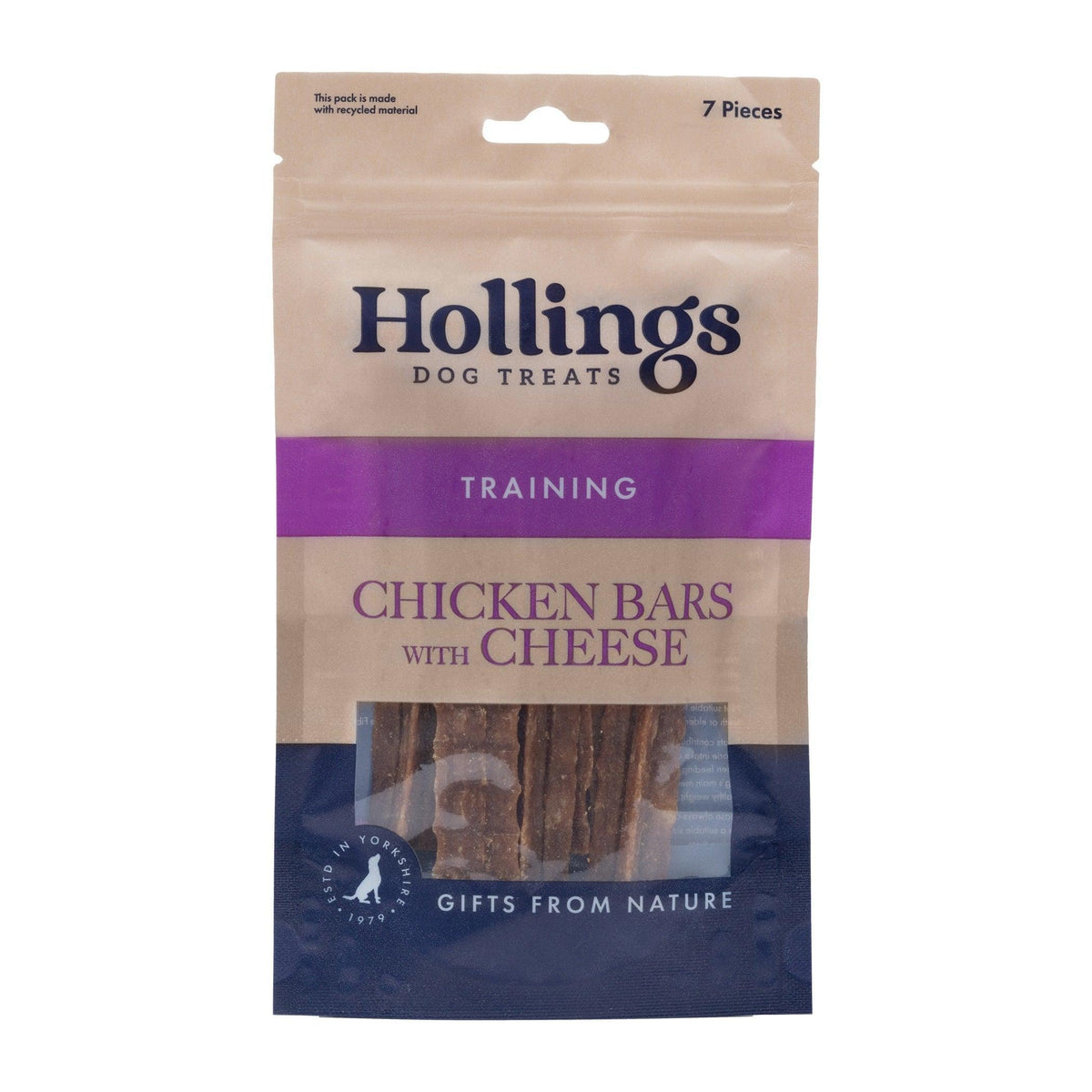 Hollings Chicken Bar with Cheese 7 pack