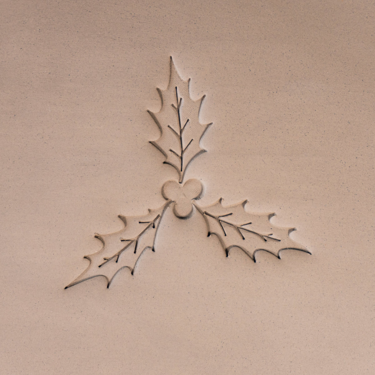 Holly Leaf & Berry Stamps - 3 Sizes