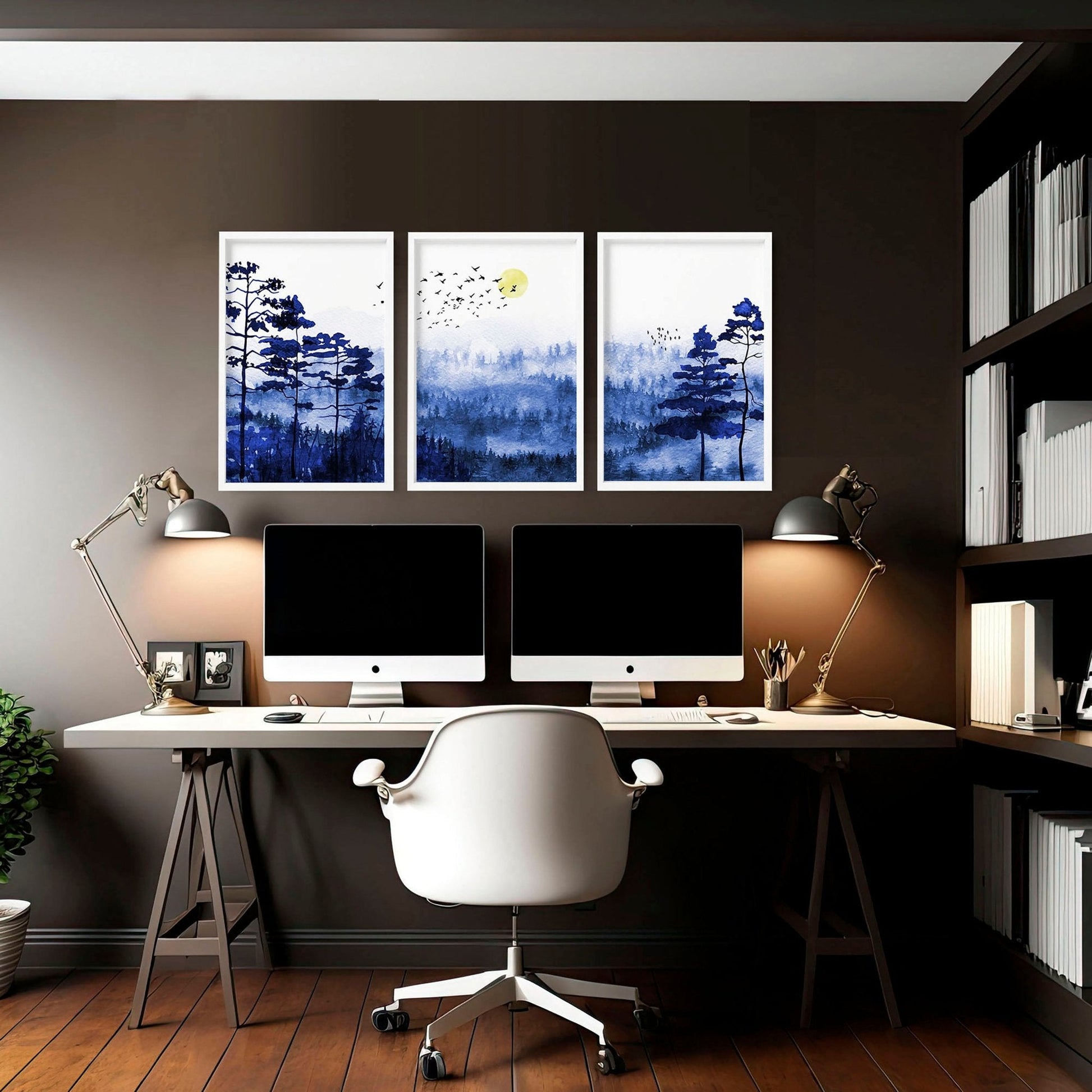 Home office artwork | set of 3 wall art prints