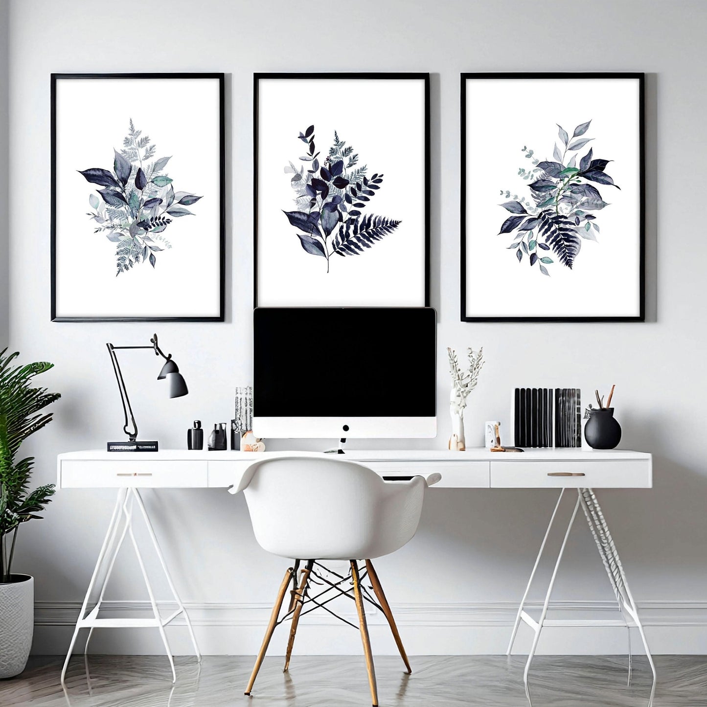 Home office wall art | set of 3 wall art prints