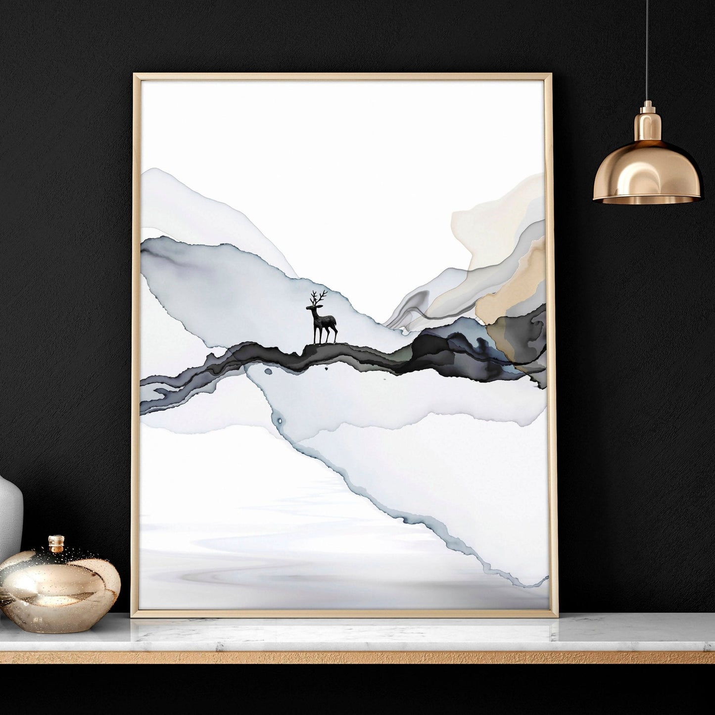 Home office wall decor | set of 3 framed wall art