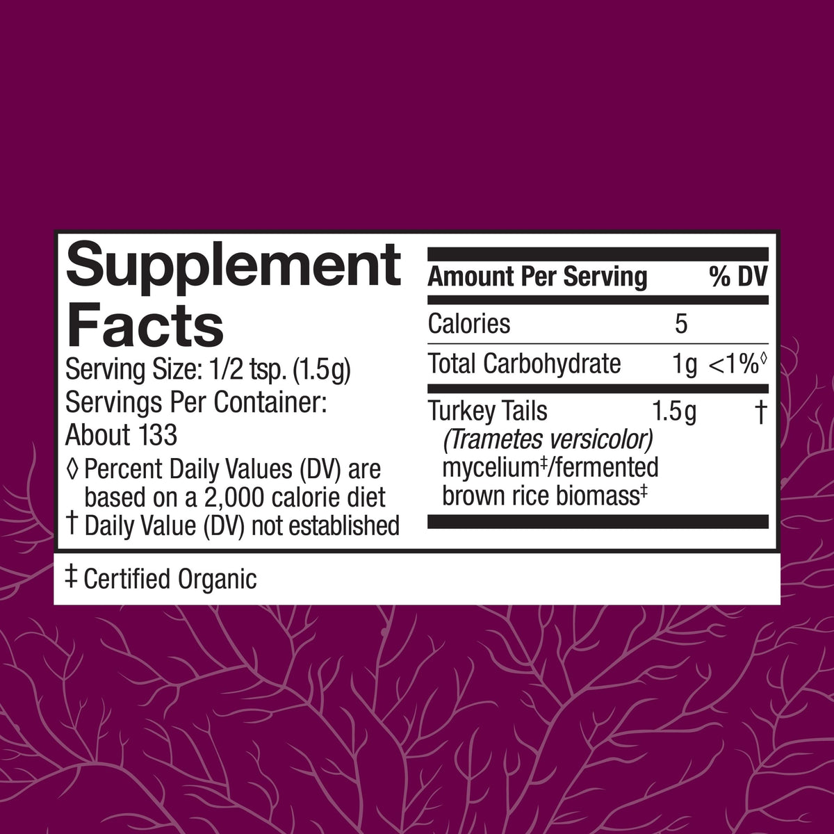 Host Defense Turkey Tail Mushroom Powder – Digestive Health and Immune Support (7 oz)