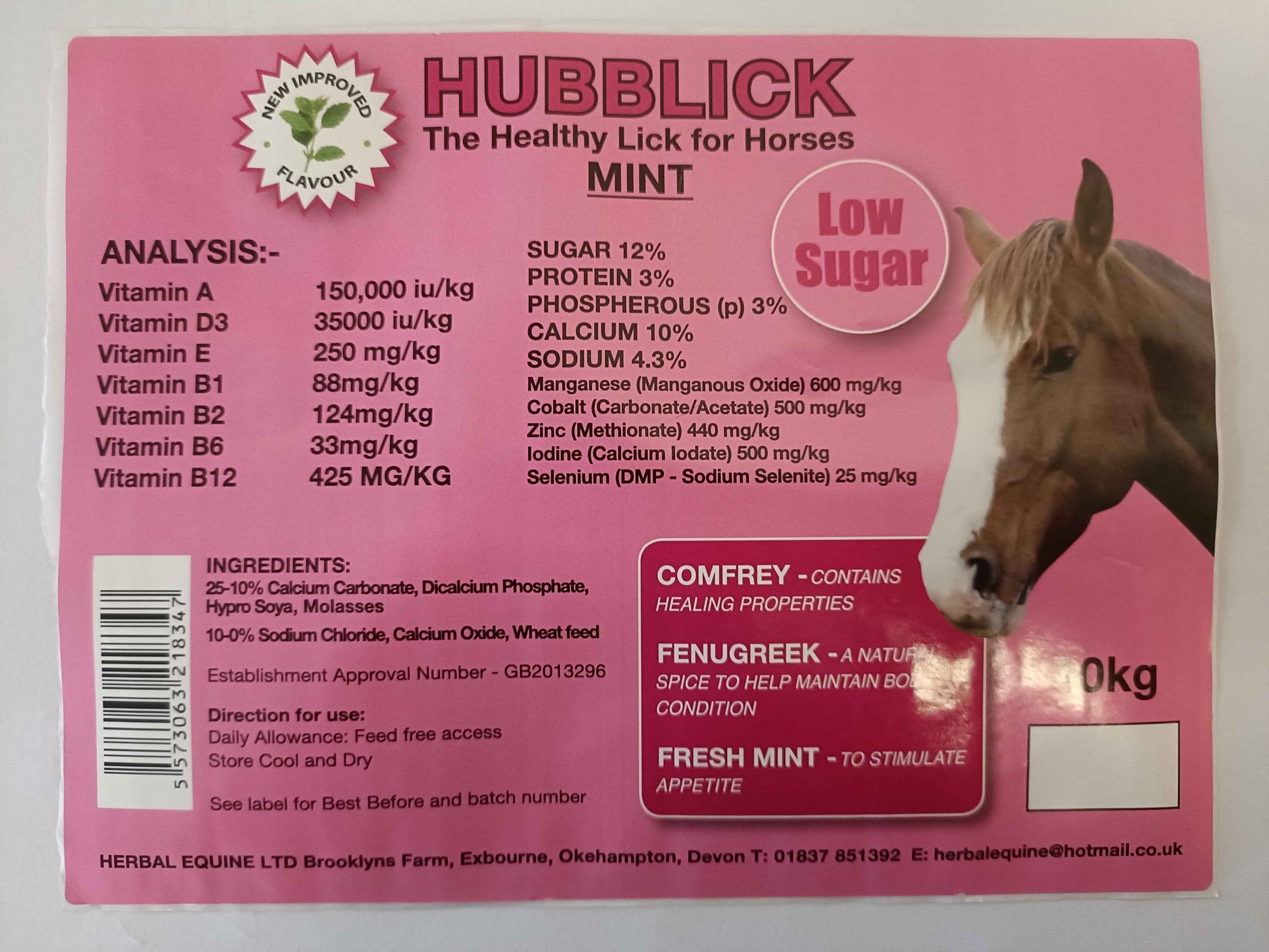 Hubblick Mint 10kg