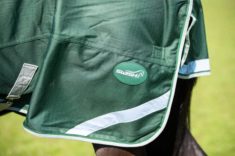 50g Detachable Neck Turnout Rug - Hunter Green