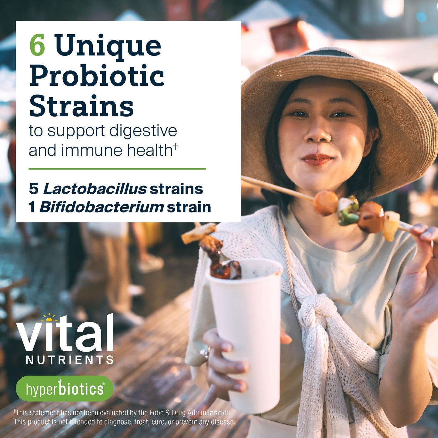 Hyperbiotics Vital Nutrients Pro Women Probiotics – Vaginal & Urinary Health | 6 Strains | 30 Vegan Tablets