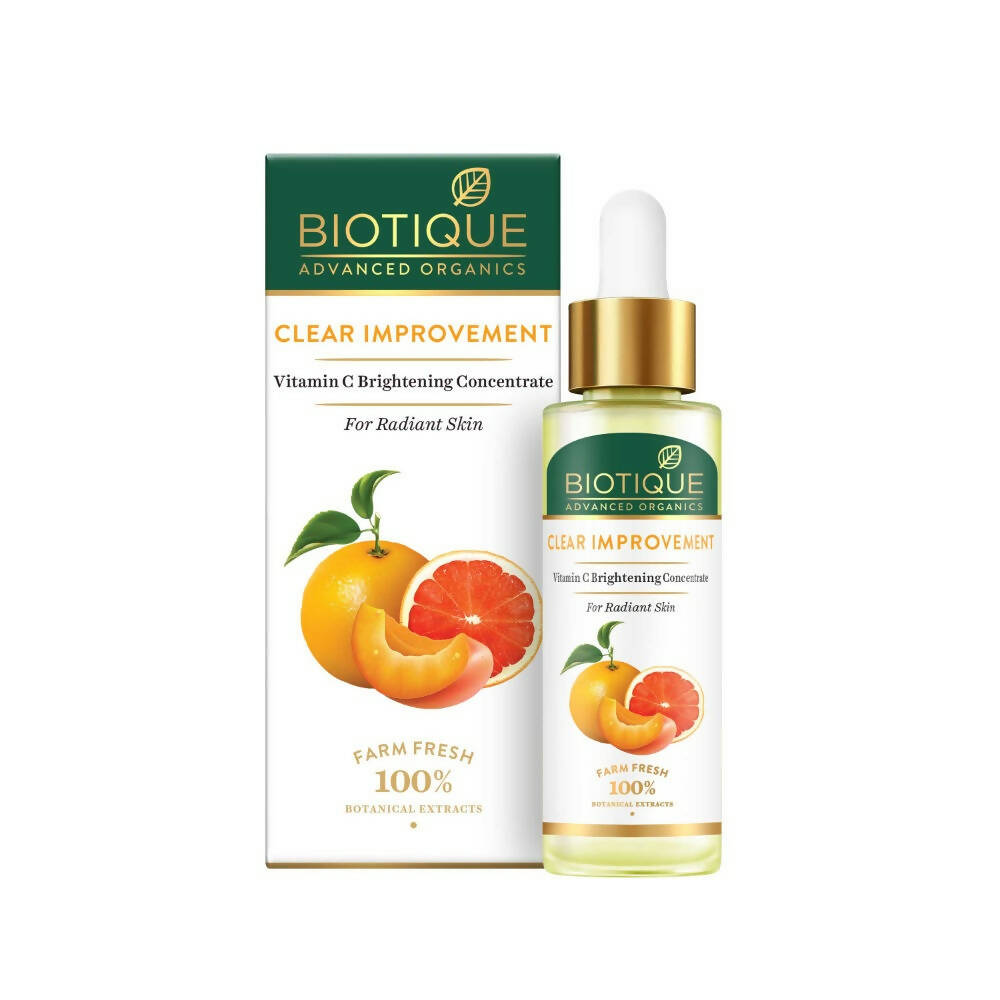Biotique Advanced Organics Clear Improvement Vitamin C Brightening Concentrate