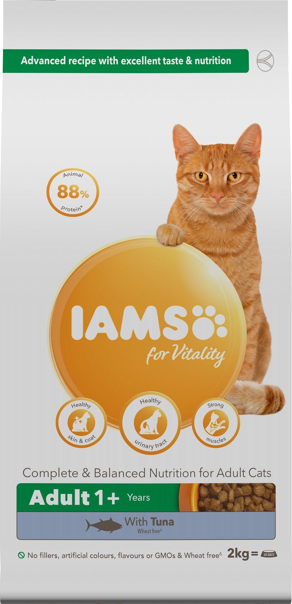 Iams Cat Adult with Tuna 2kg - Case of 2