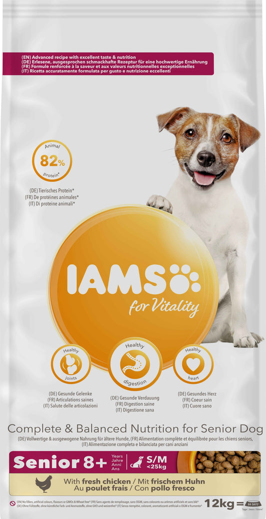 Iams Senior Vitality Med Chicken