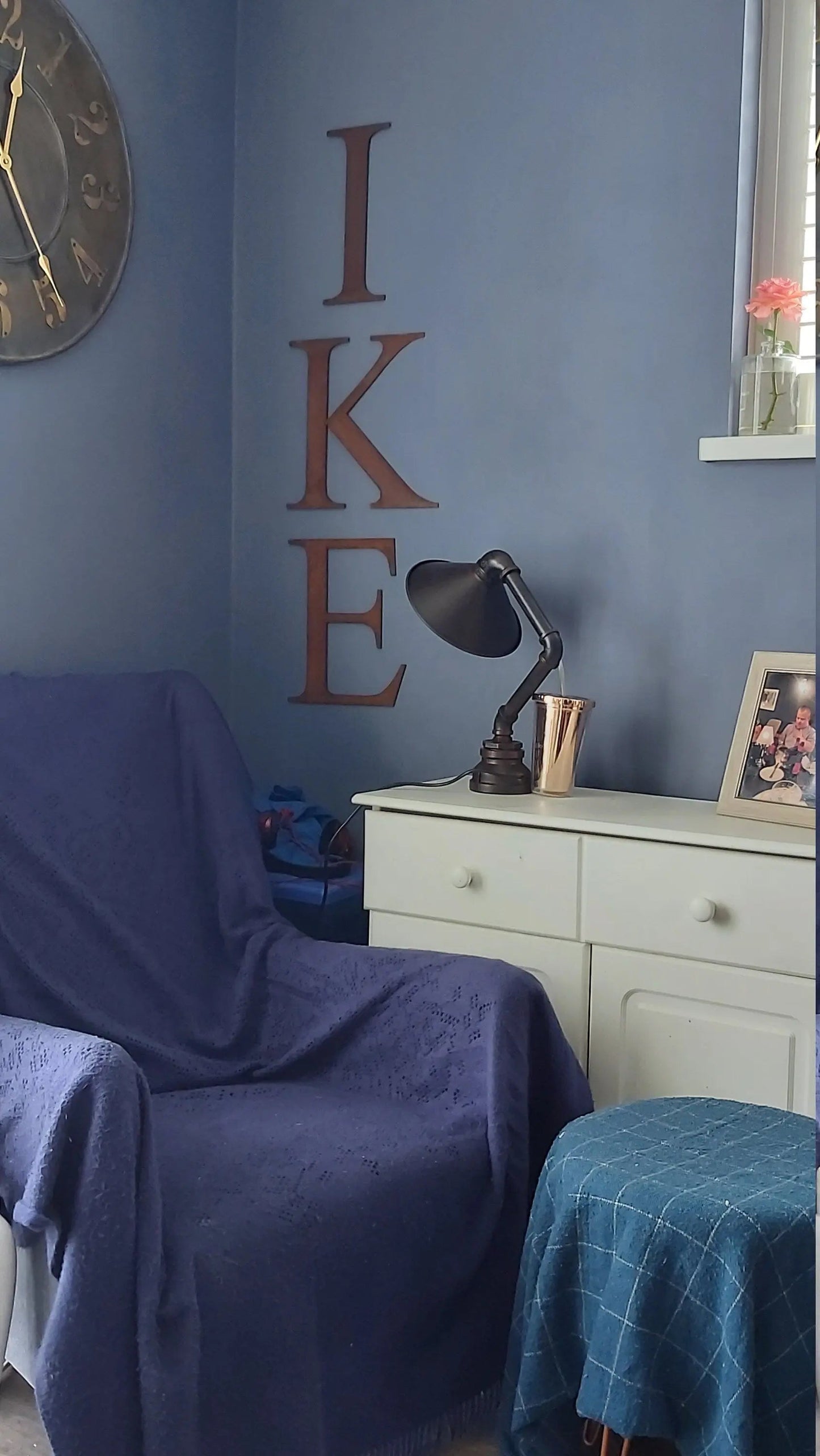 Classic Rusty Metal Letters 5" And 12" A-Z 0-9 Rustic Signs For The Home And Garden