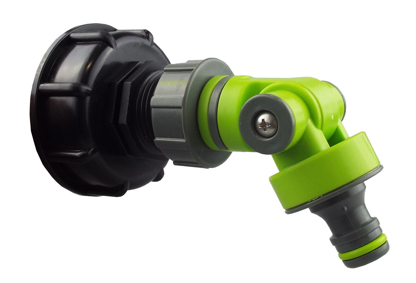 IBC 2 S60X6 Cap with Adjustable Tap Connector Lime Hose Pipe Fitting Tap Adapter