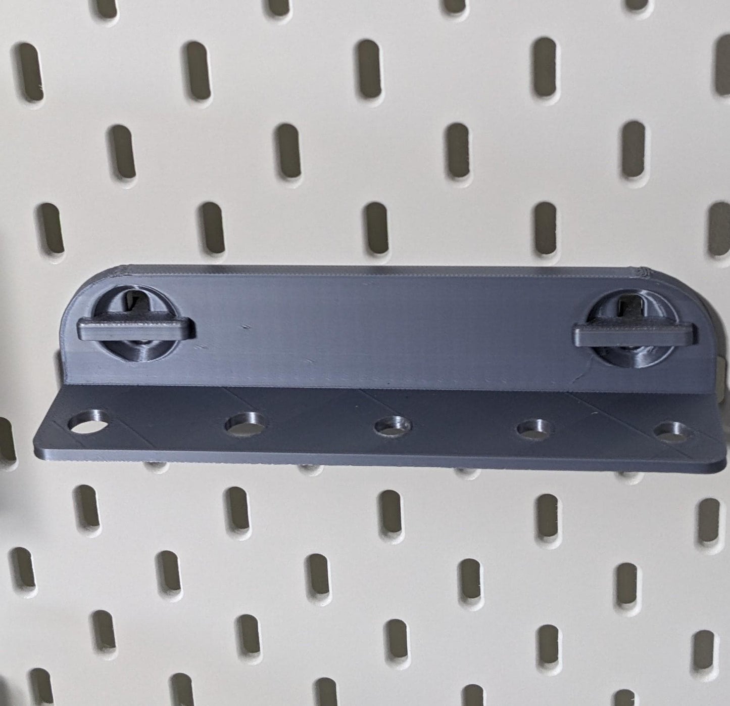 Ikea Skadis compatible screwdriver tool holder.  Heavy duty mini shelf .