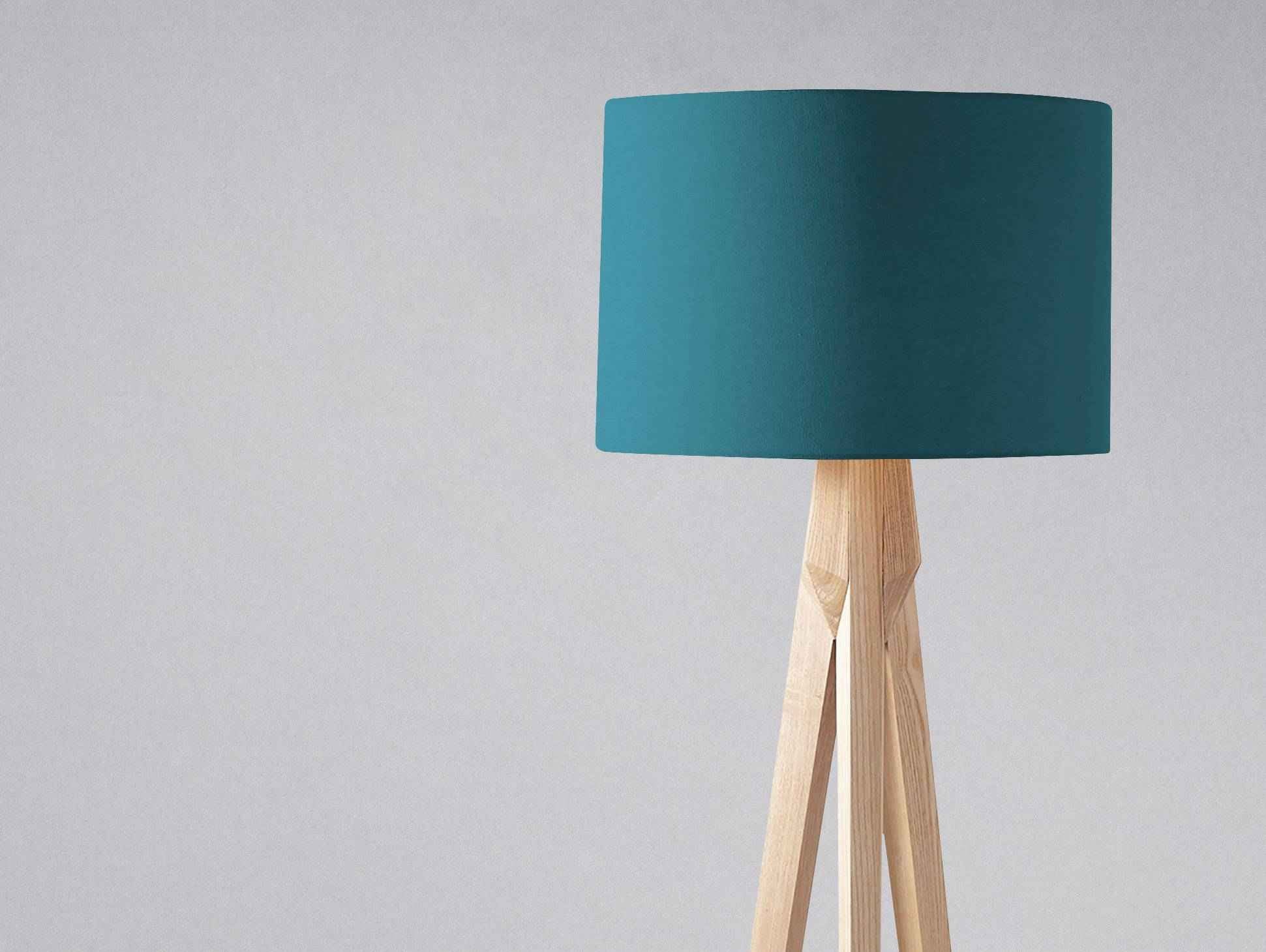 Plain Teal Lampshade, Ceiling or Table Lamp Shade