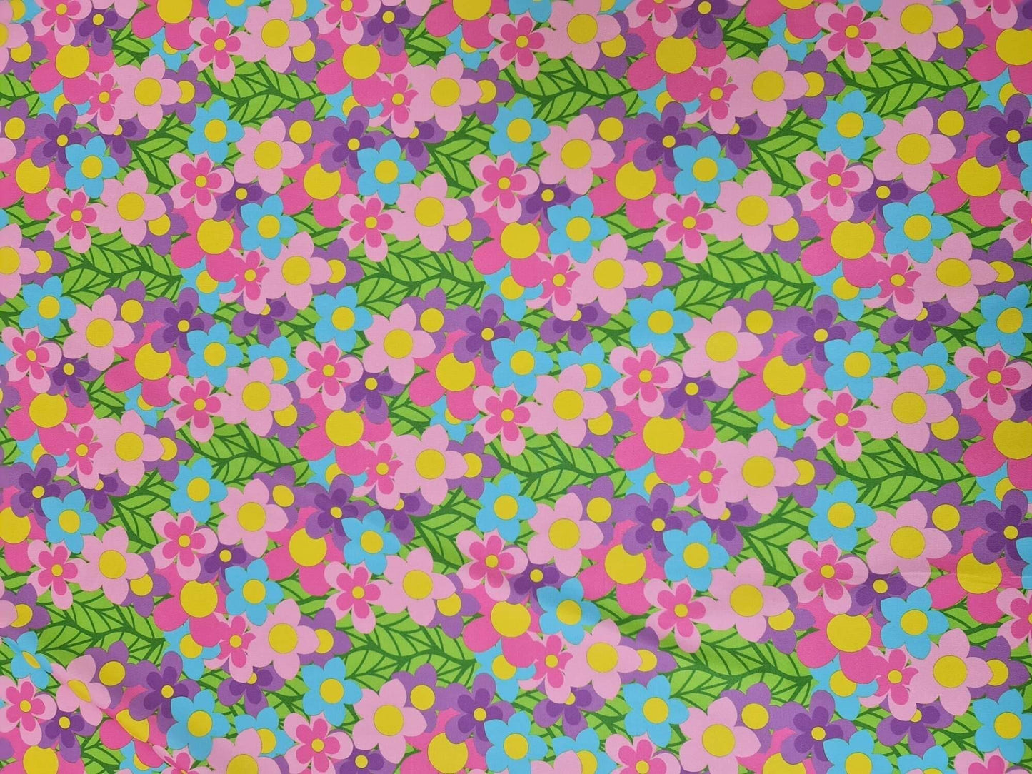 Colorful Floral Fabric Sold by Metre