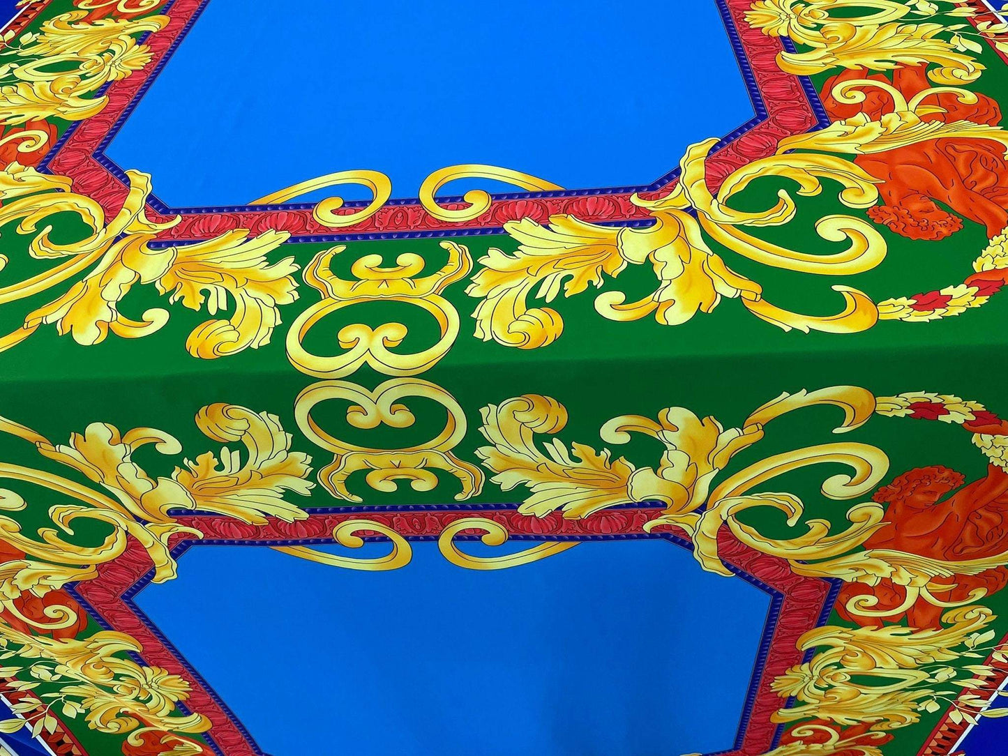 Baroque Silky Crepe Fabric By Metre