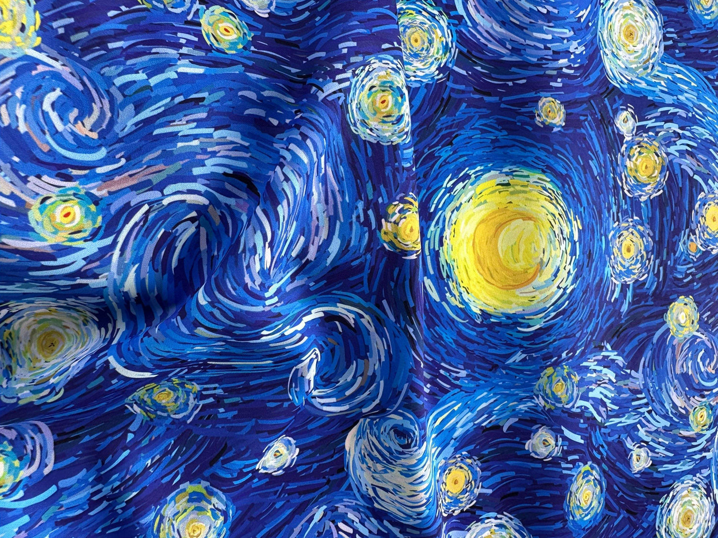 Van Gogh Inspired Fabric By Metre