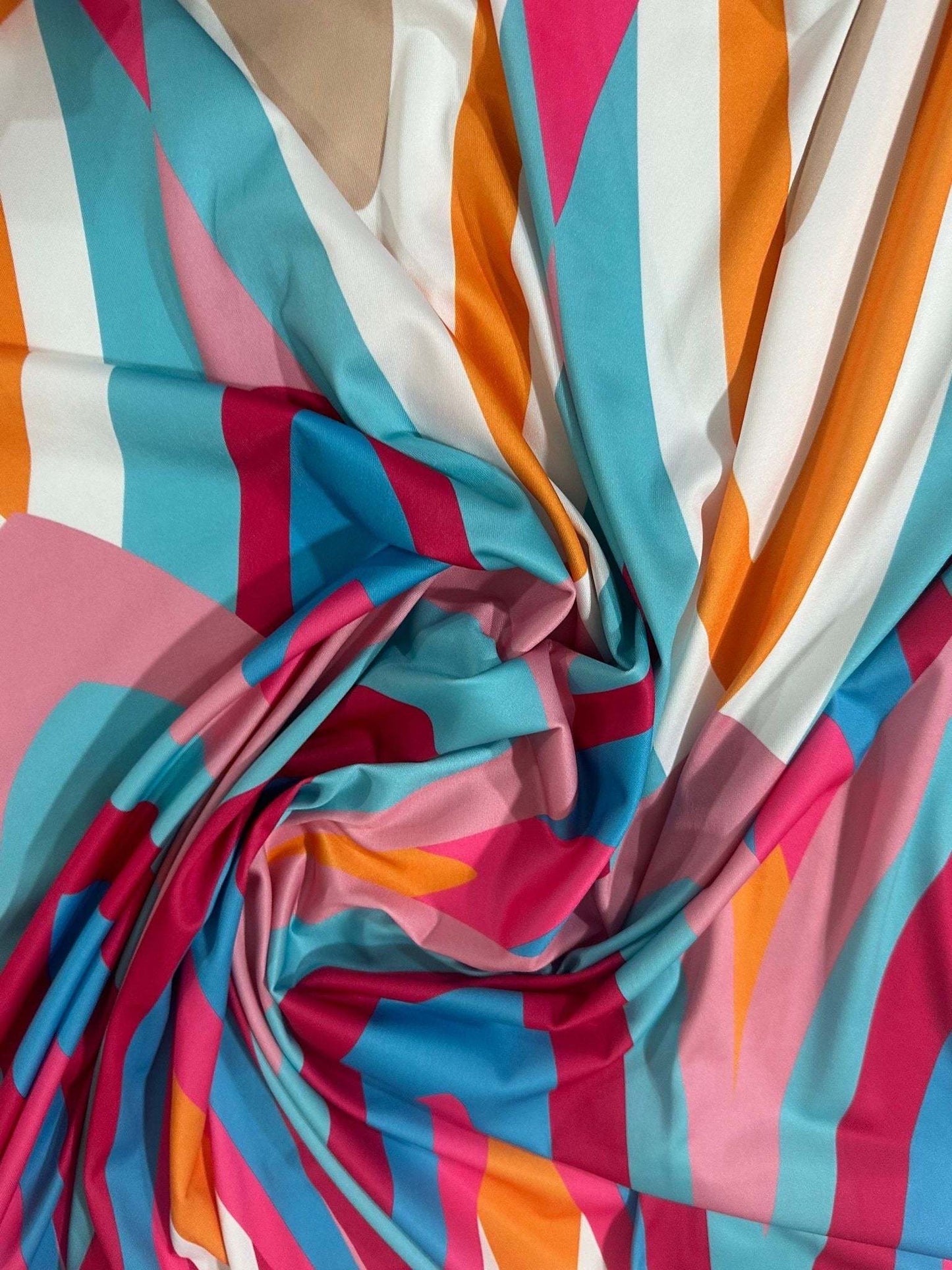 Geometric Print Fabric by the Metre