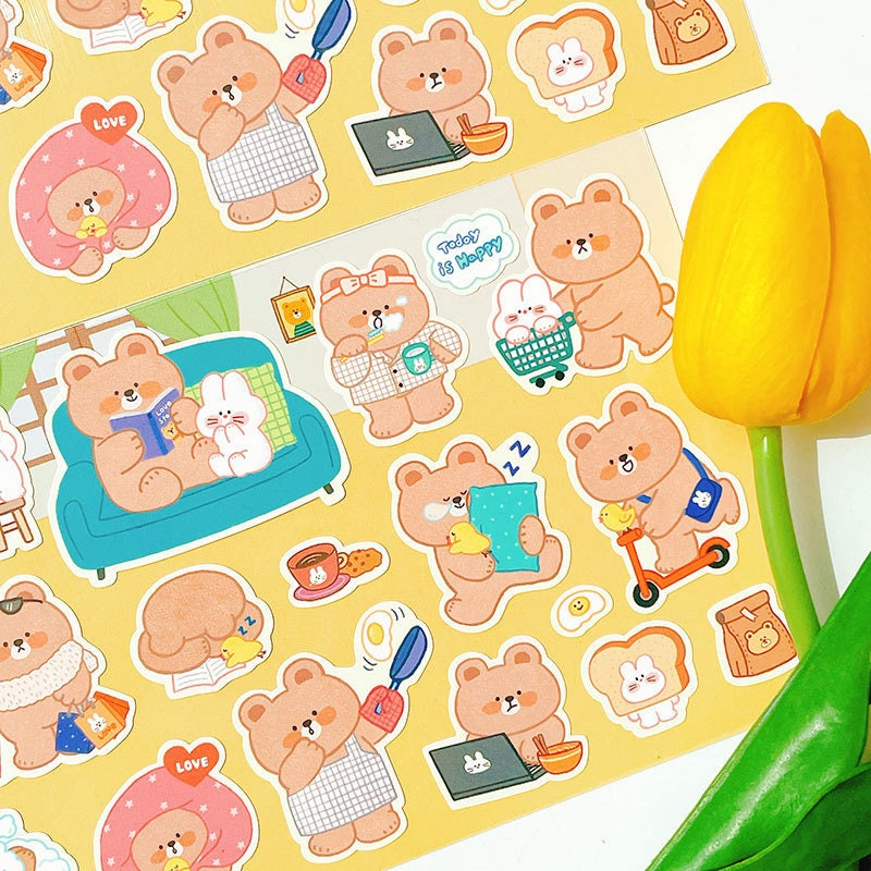 Bonito | Bear’s Happy Day sticker