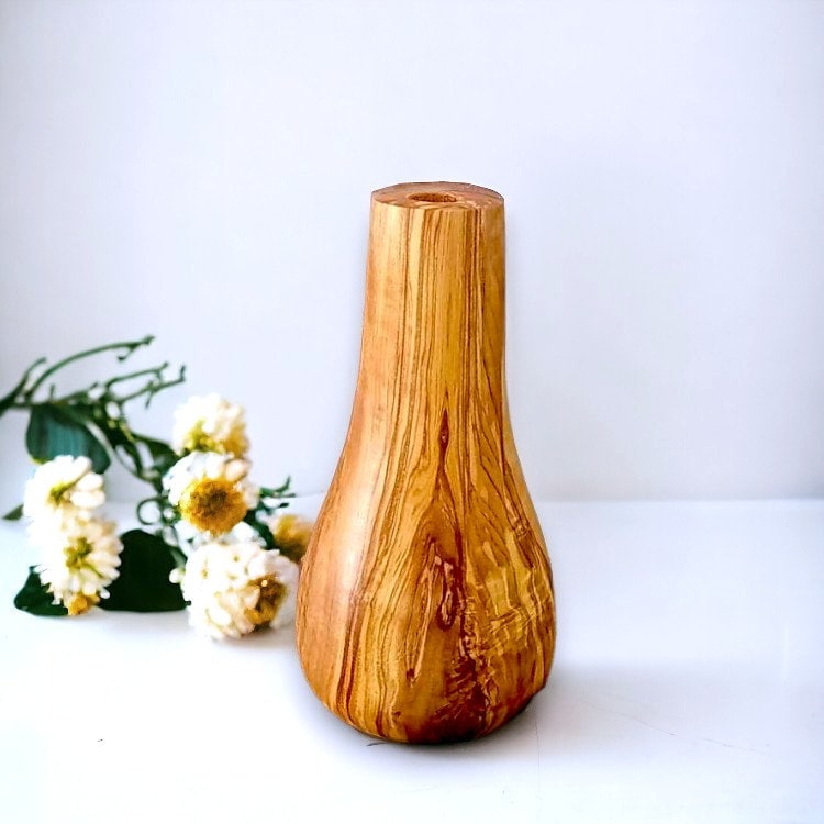 Wooden  Vase ,dry flower holder , decorative item