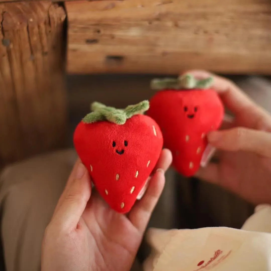 Daily White | Strawberry Bag Charm