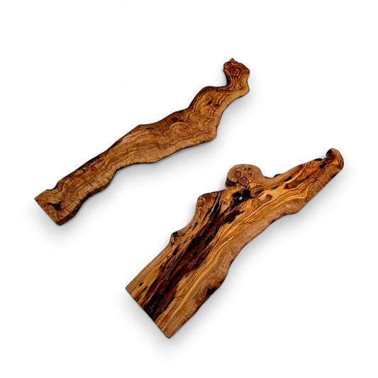 Olive Wood Slab for Epoxy Resin Tables, 80x50 cm