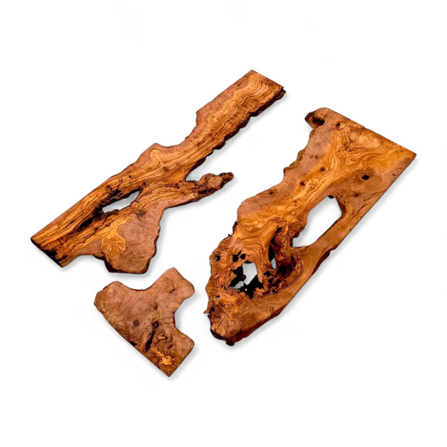 Olive Wood Slab for Epoxy Resin Tables, 110 x 70 cm