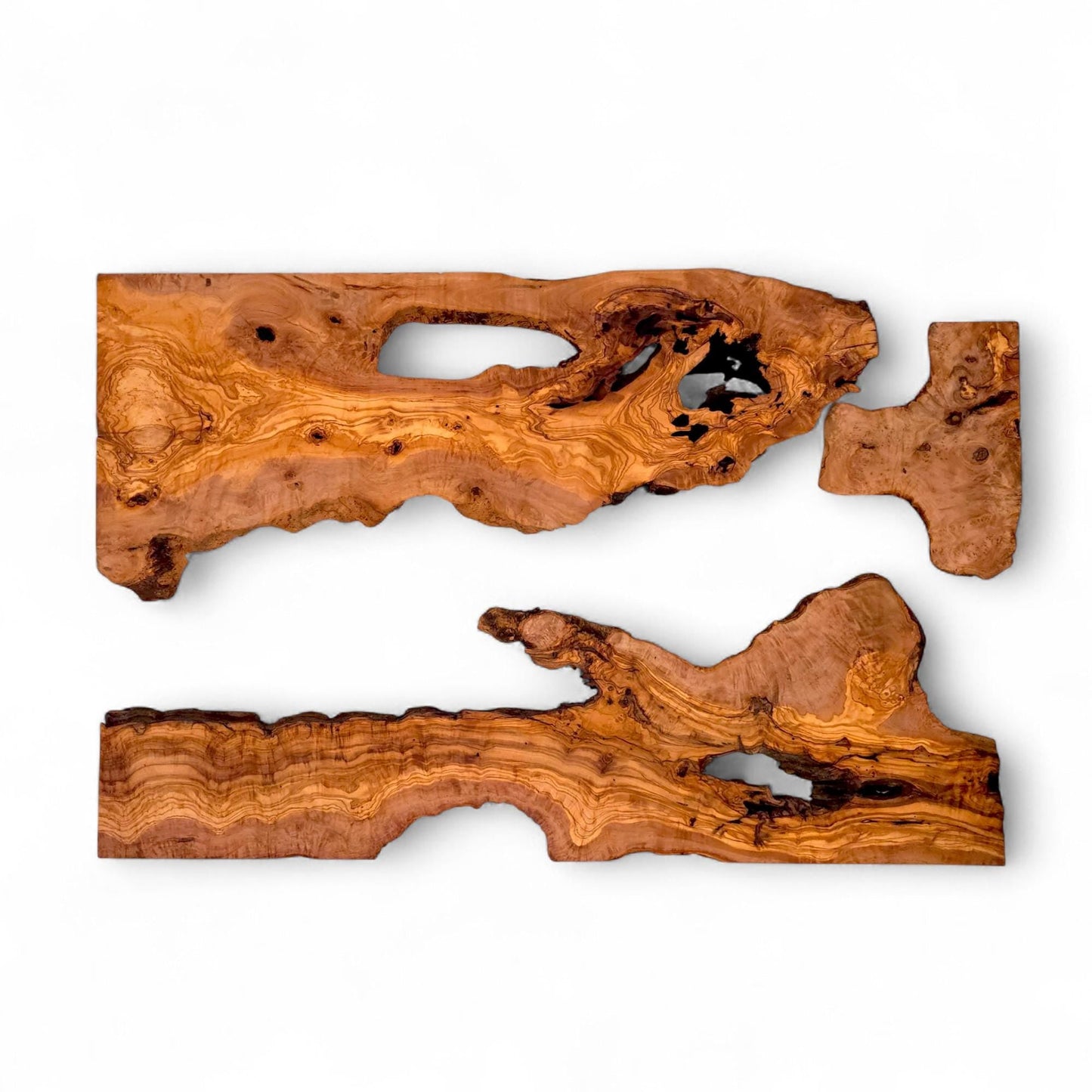 Olive Wood Slab for Epoxy Resin Tables, 110 x 70 cm