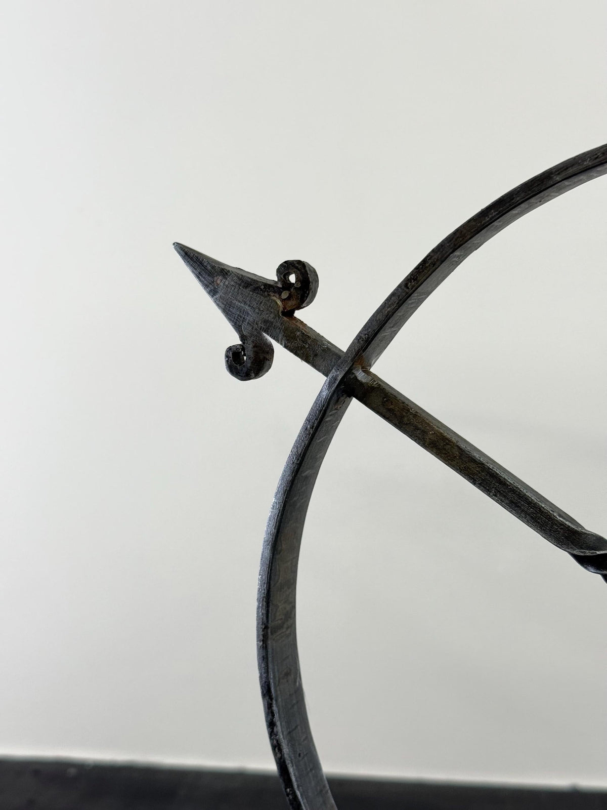 Wrought Iron Archer Sculpture | Heritage Bow & Arrow Ornament