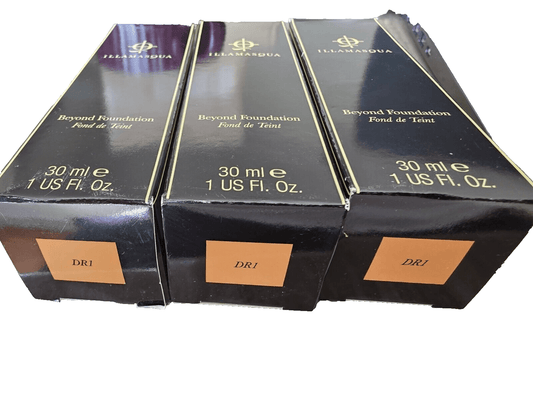 Illamasqua Beyond Foundation DR1 3x30ml - Lightweight, Dewy, Hydrating Free P&P