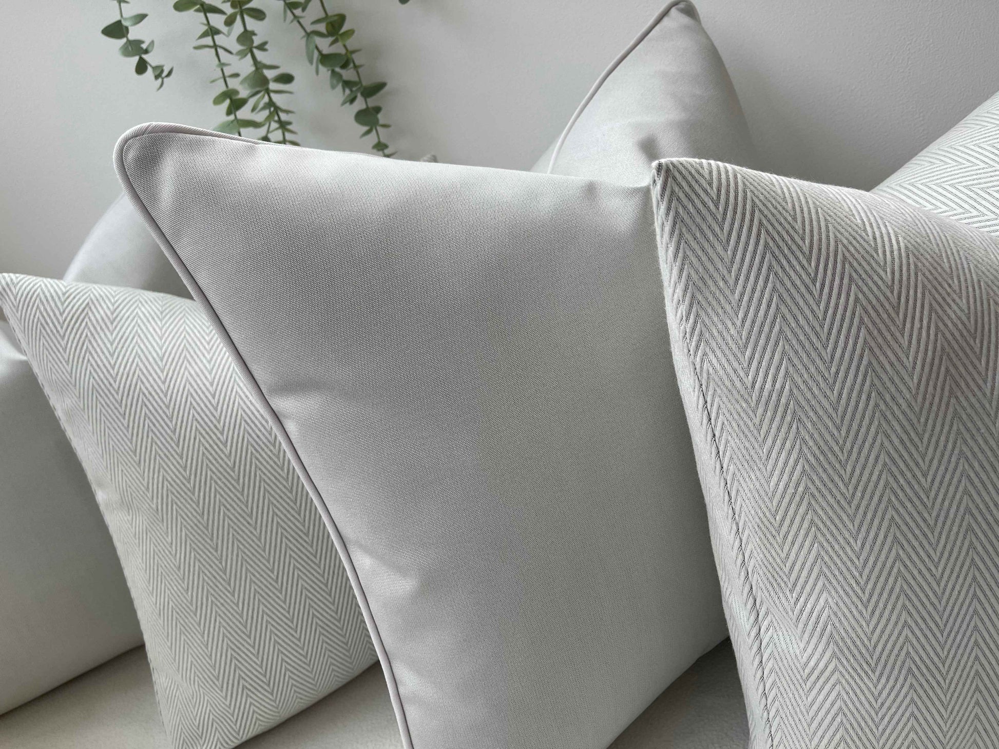 The Couture Cushion - The Outdoor Grey Kady - Style No. 22