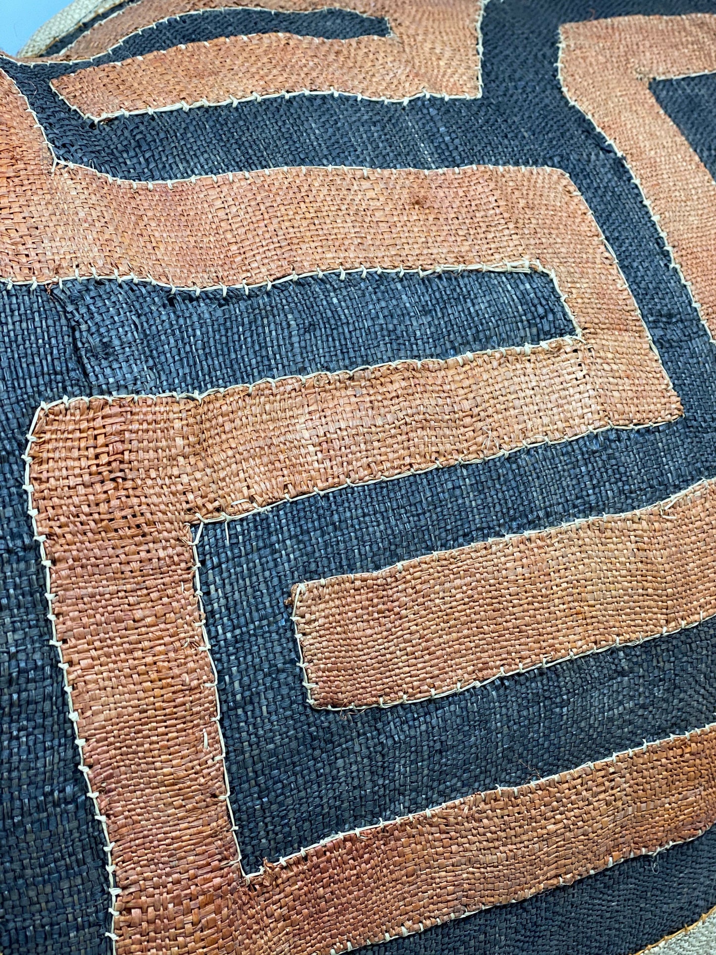 African Kuba cloth cushion 50x70cm