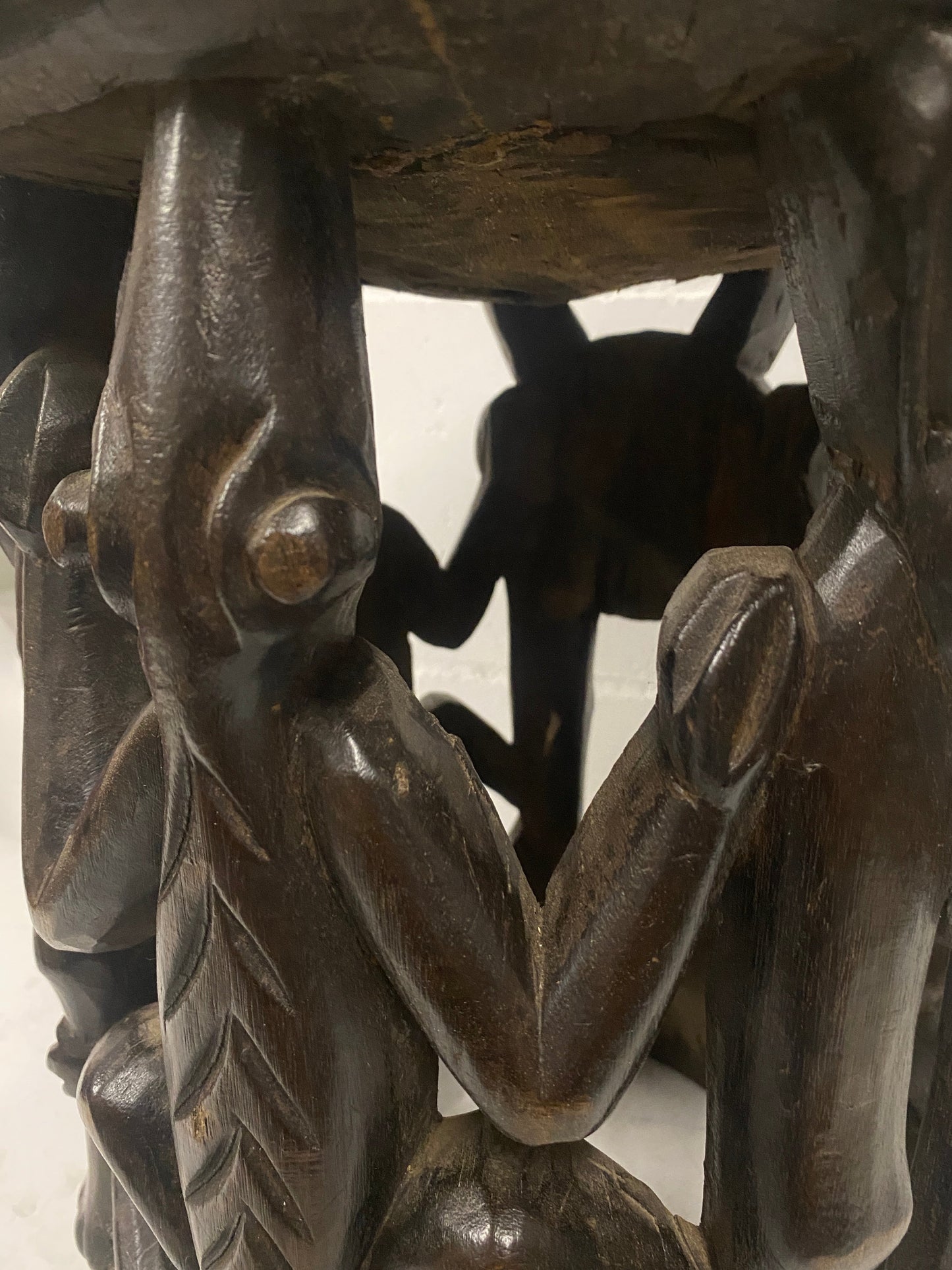 Baule stool - Hand carved - Ivory Coast (85.5)