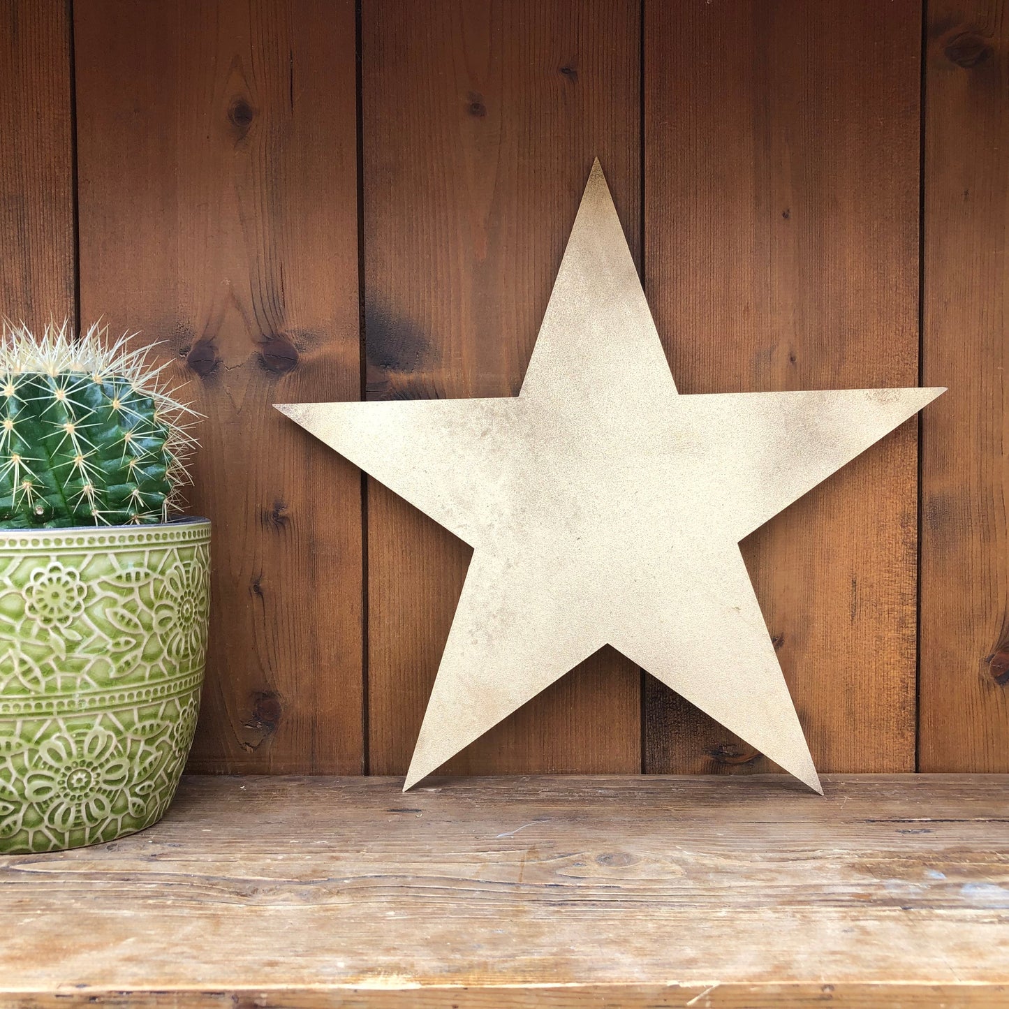 12" and 5" Gold Fat Font Metal Letters.