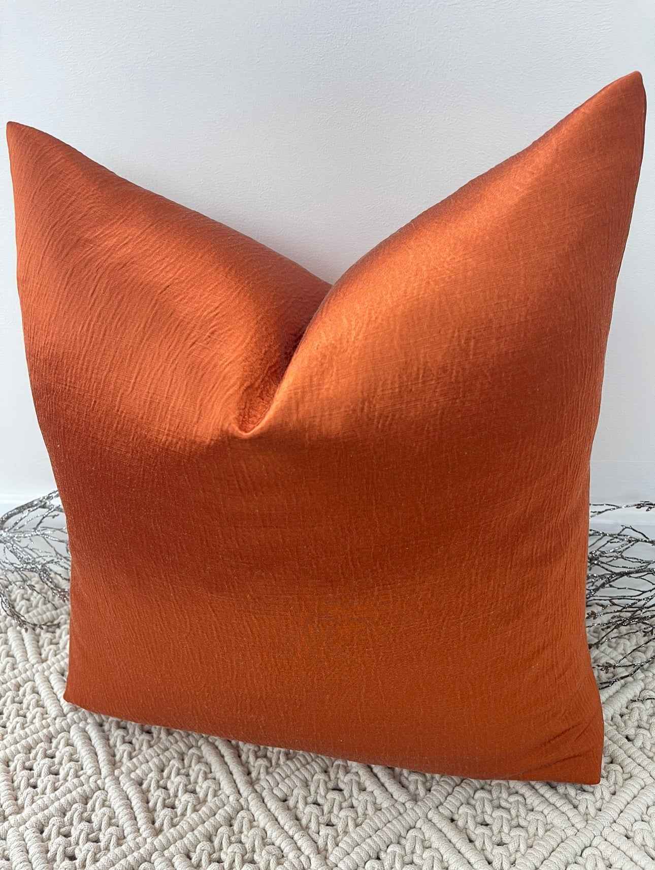 The Couture Cushion - The Orange Laura - Style No. 112