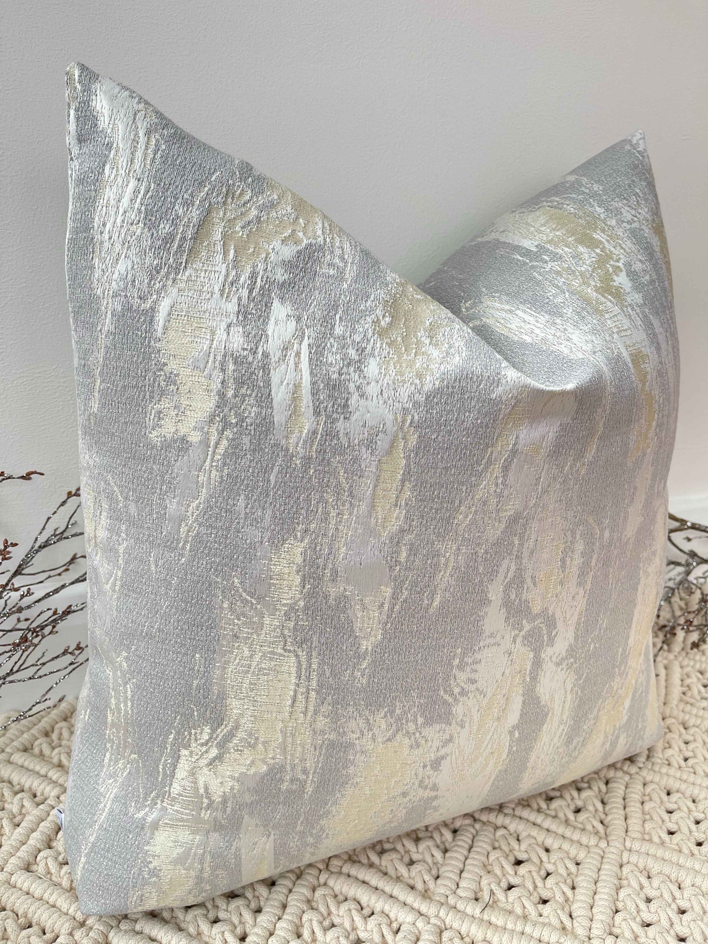 The Couture Cushion - The Silver and Gold Zanella - Style No. 38