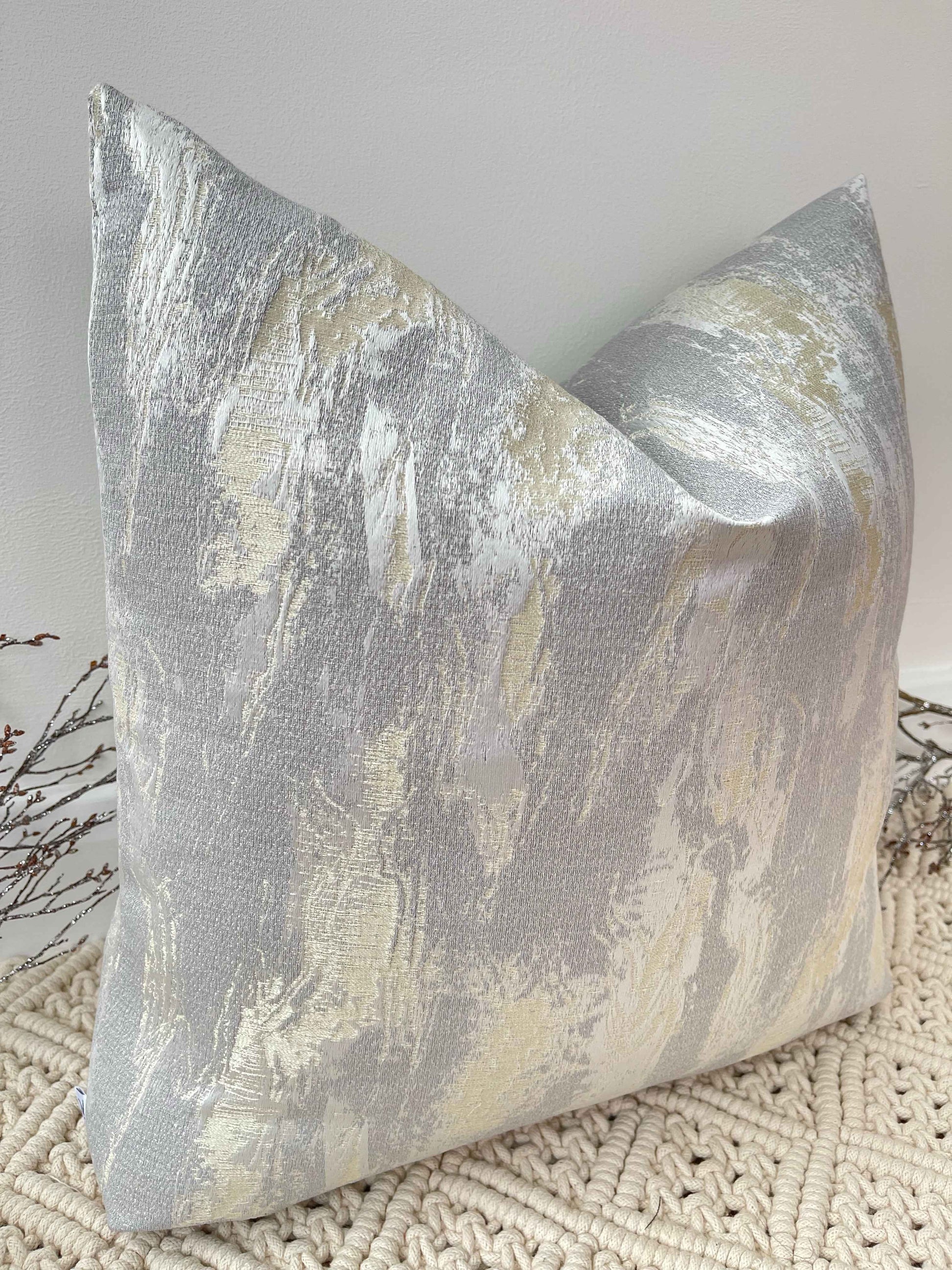 The Couture Cushion - The Silver and Gold Zanella - Style No. 38