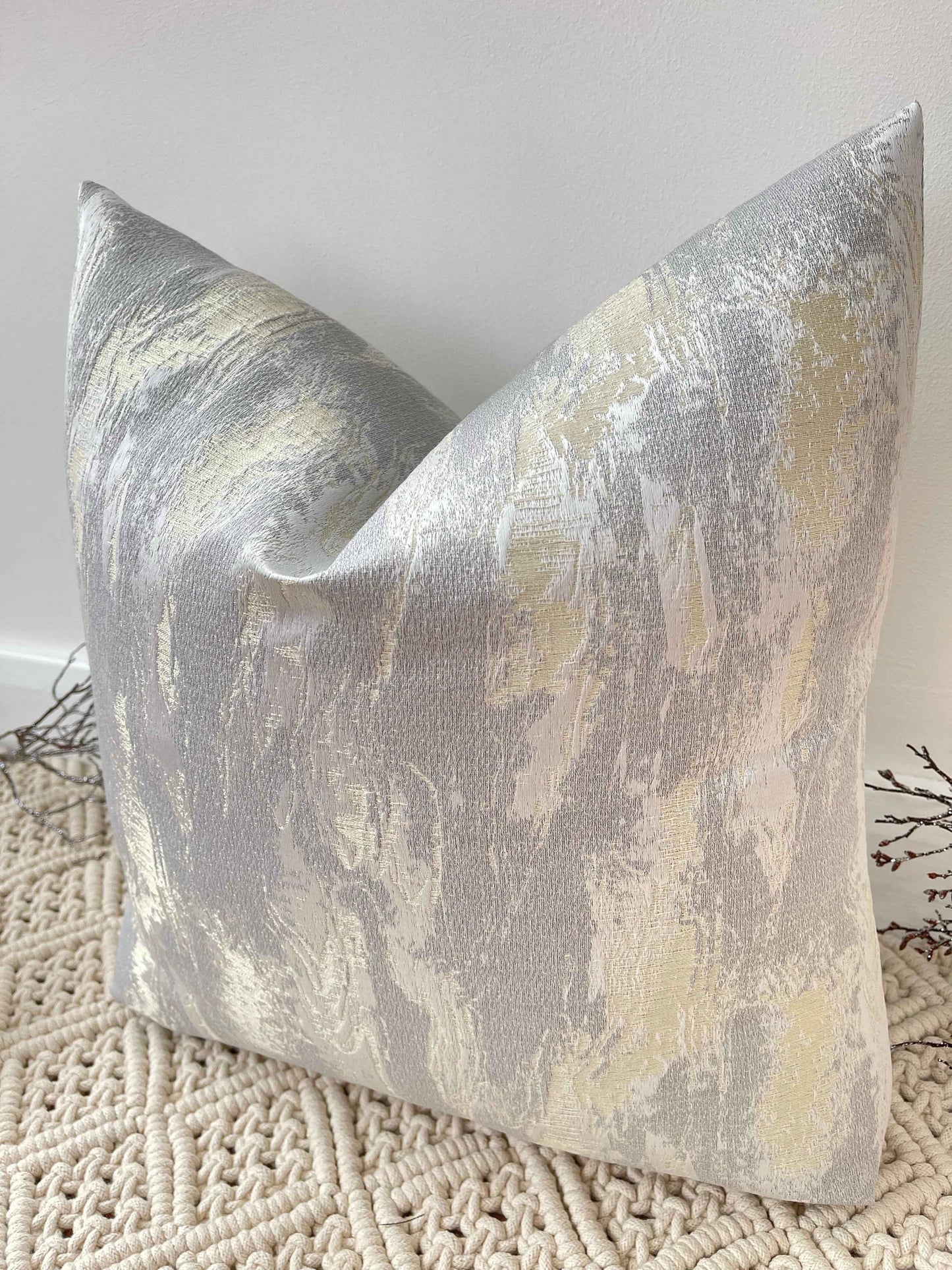 The Couture Cushion - The Silver and Gold Zanella - Style No. 38