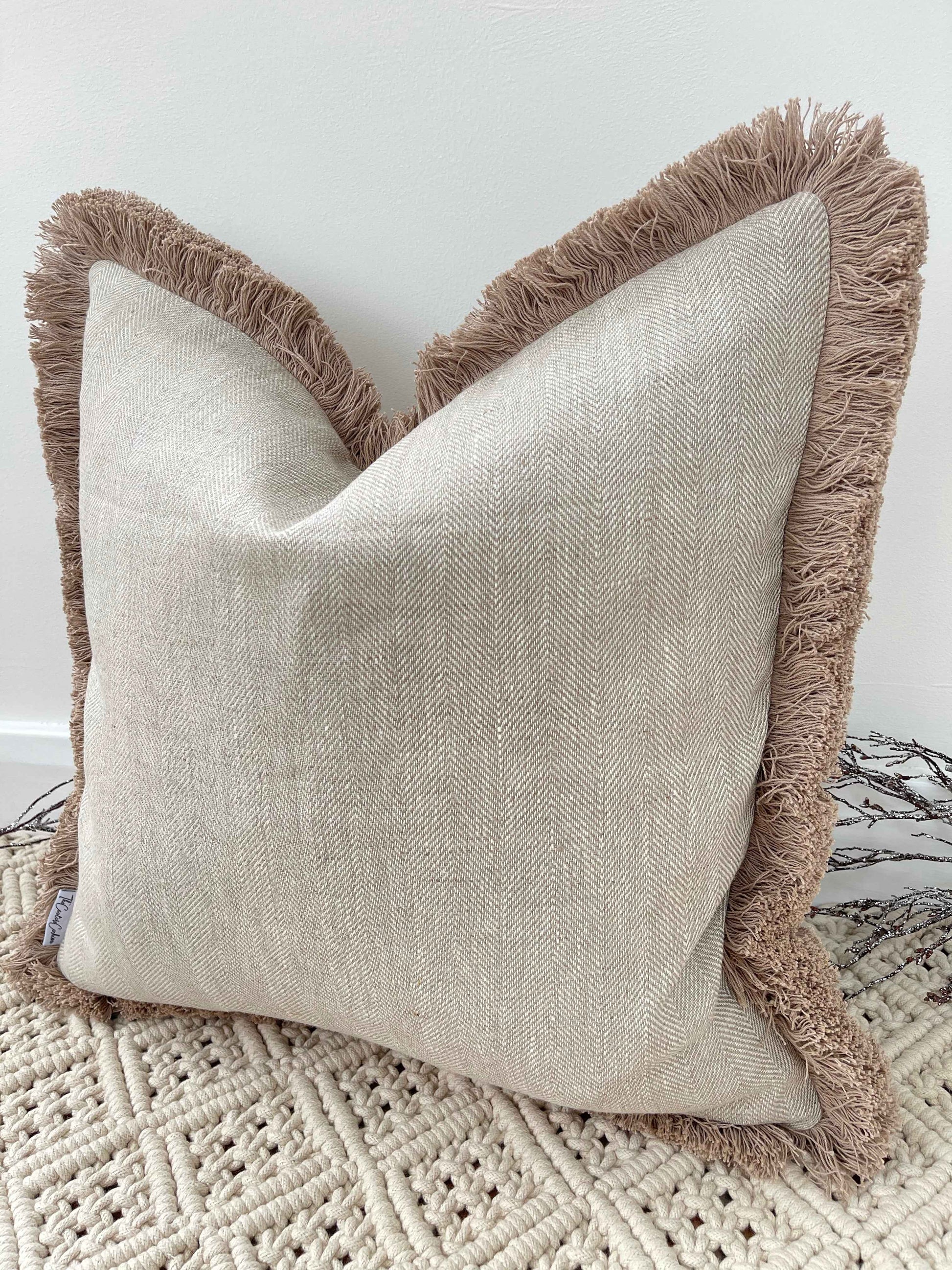 The Couture Cushion - The Linen Salton - Style No. 17