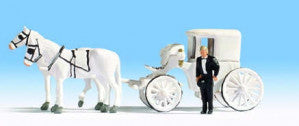 Wedding Carriage Terrarium Figure - 16706
