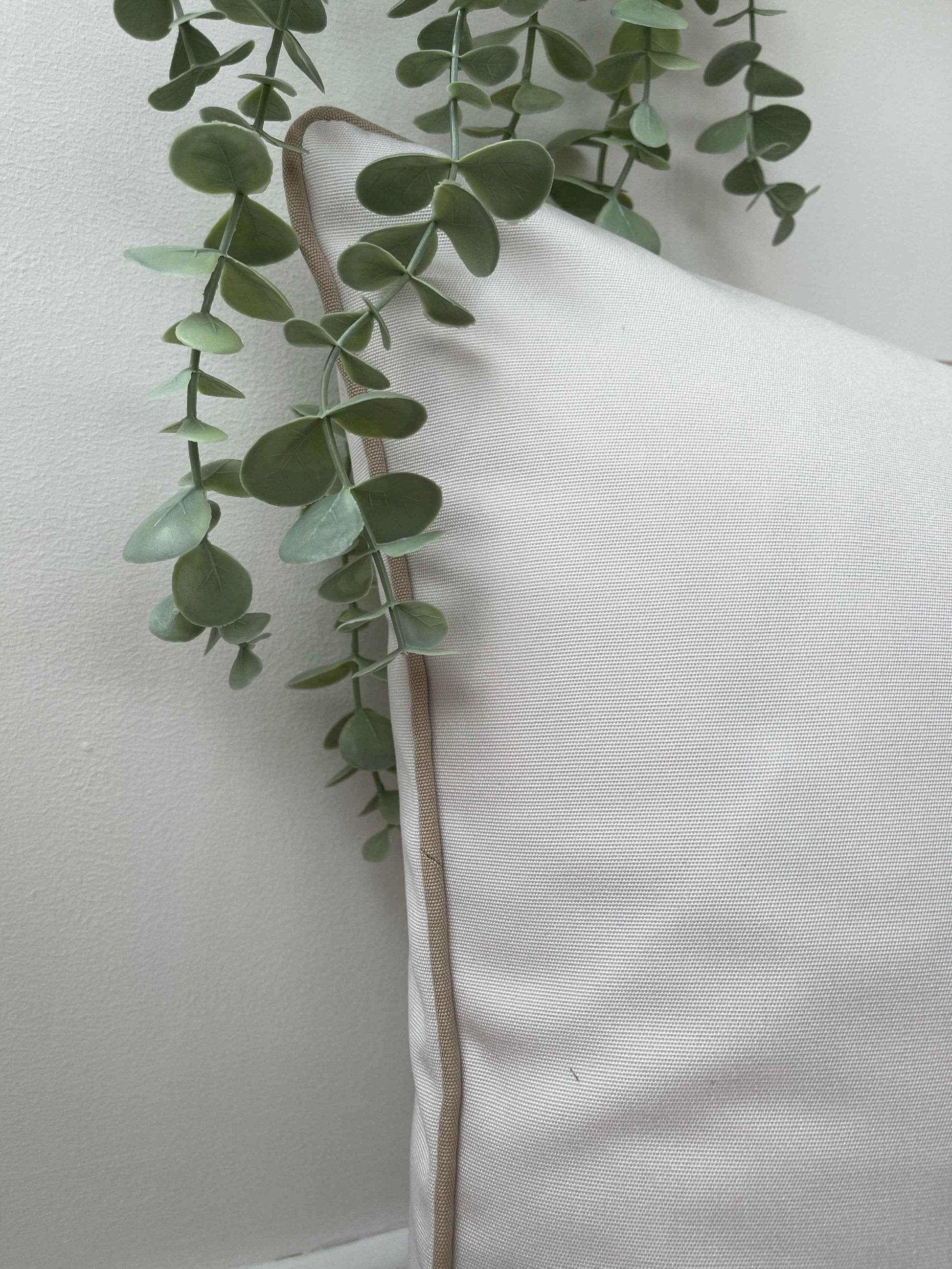 The Couture Cushion - The Outdoor White - Style No. 86