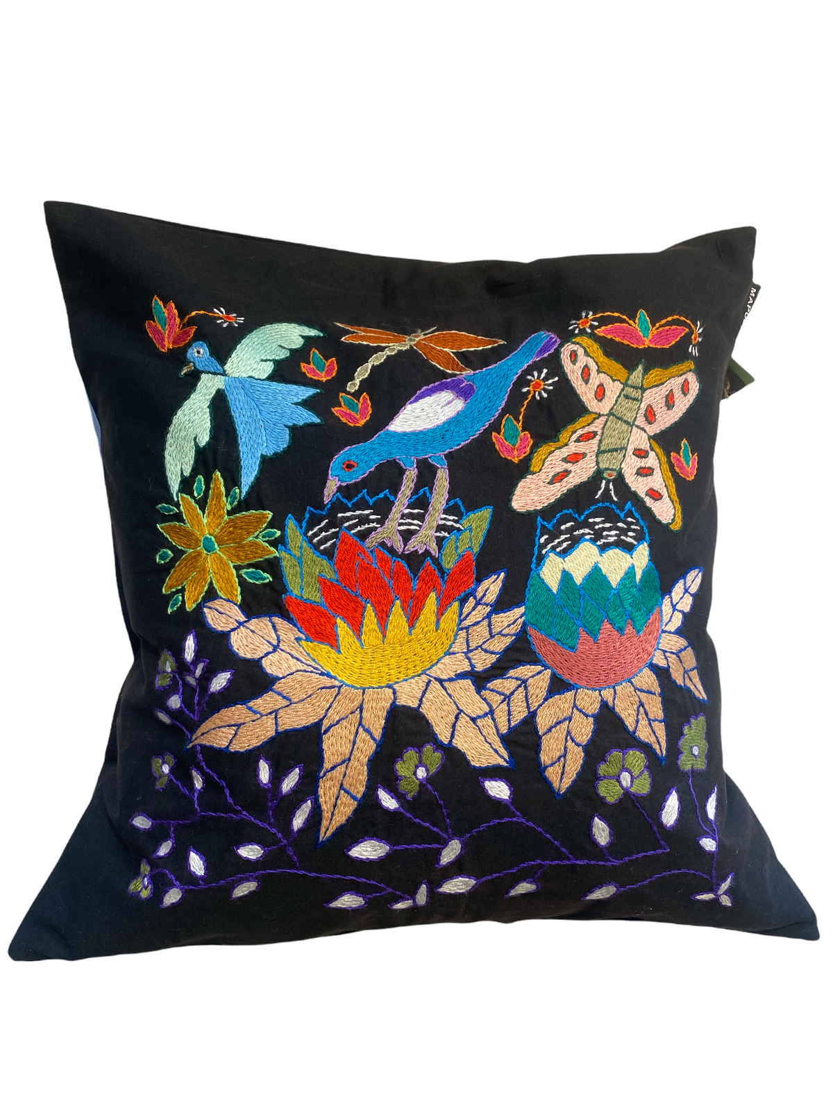 Mapula embroidered cushion 40x40 - South Africa